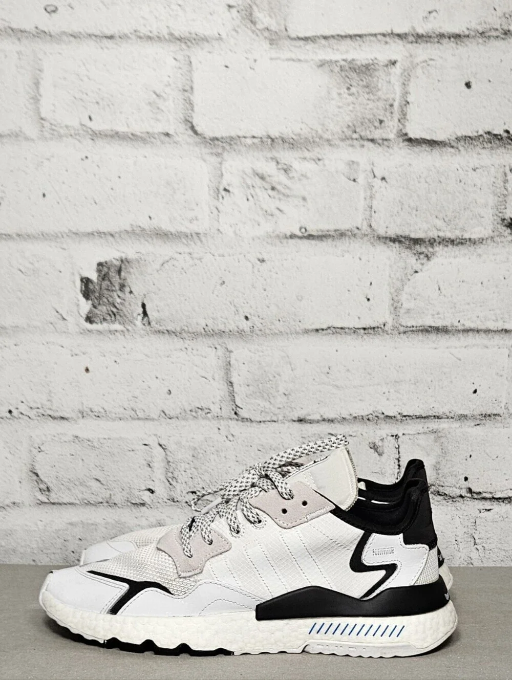 Adidas Star Wars Nite Jogger Stormtrooper Sneakers Mens 10 White Black